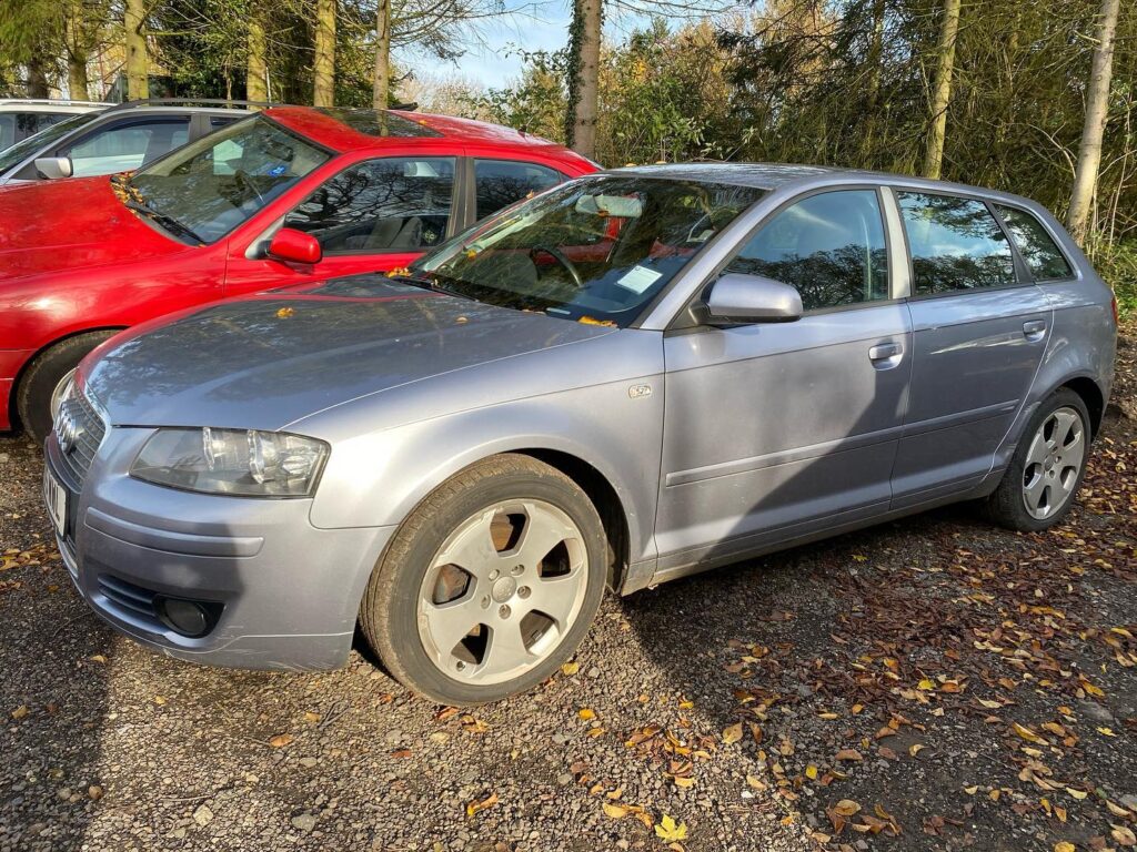 scrap yard car